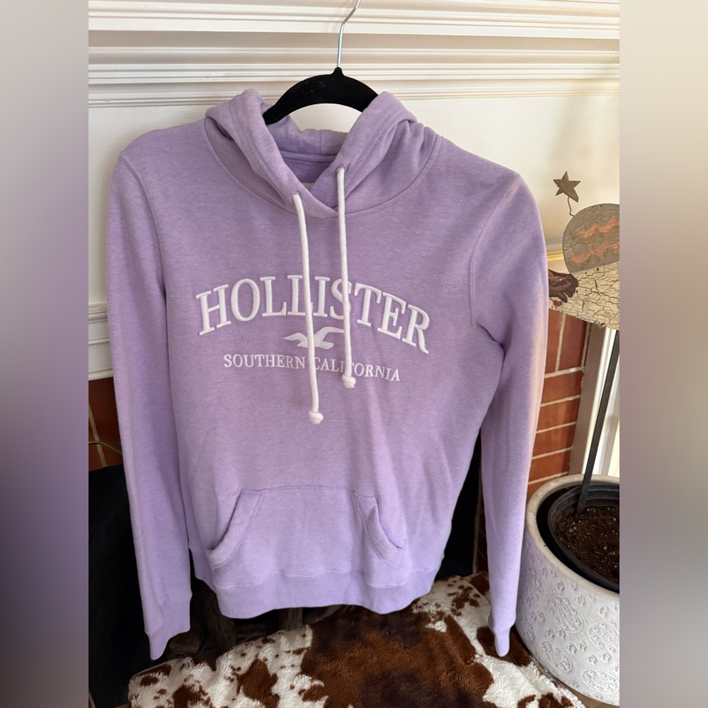 Hollister Light Purple Hoodie